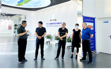 石嘴山市高新技術產業開發區管委會赴中水三立數據技術股份參觀調研，共促環境保護監測發展